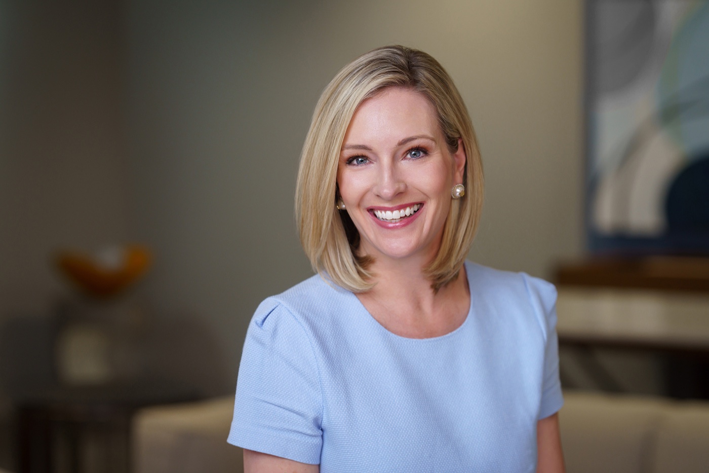 Corporate headshot photographed on location in a McKinney TX office by Kurt Nelson