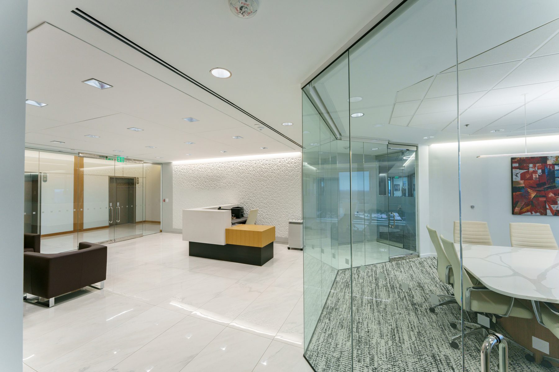 Modern professional office photographed by Kurt Nelson